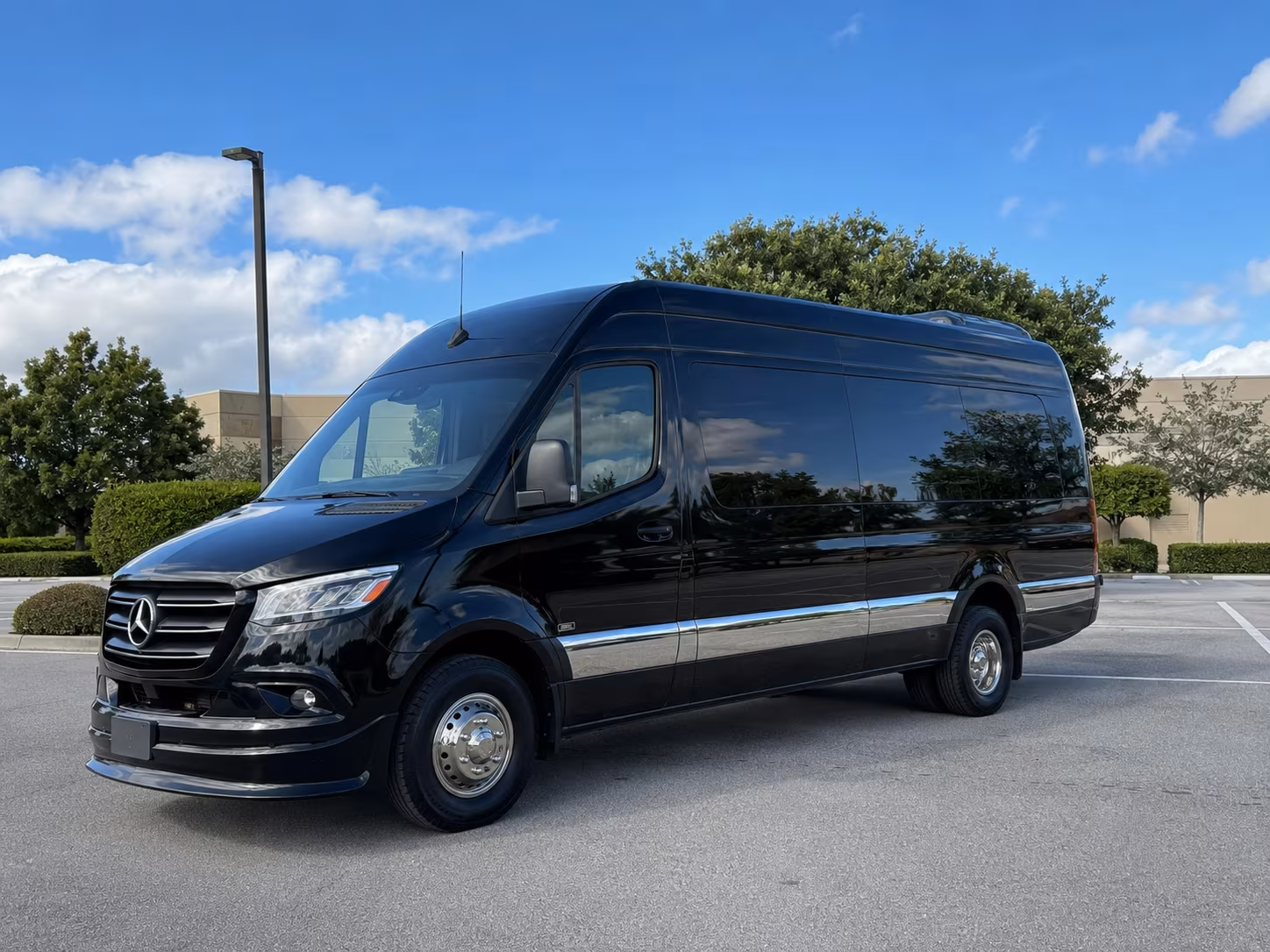 bridal party sprinter vans and party buses for your frisco wedding day
