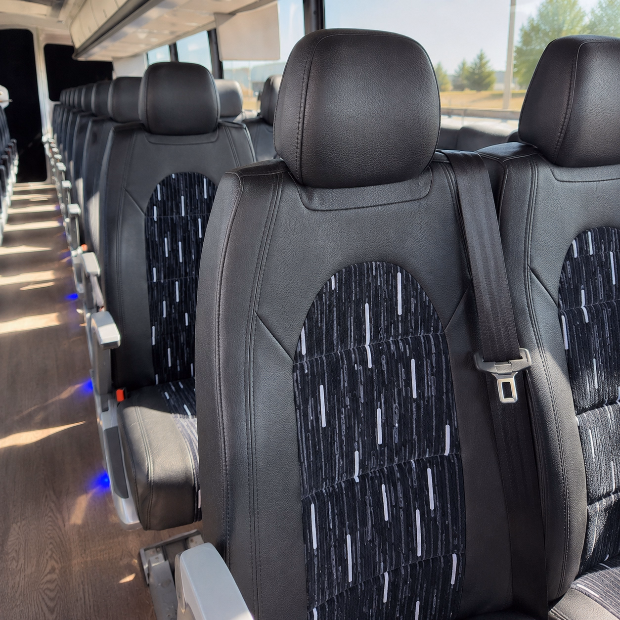 frisco private event transportation onboard seating